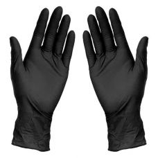 RUKAVICE NITRIL  100/1 L  CRNE